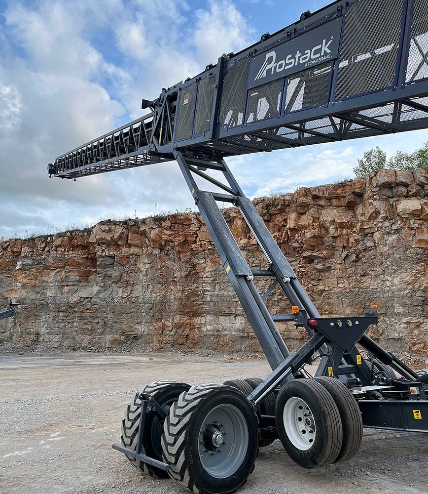 Telescopic Conveyor in Quarry