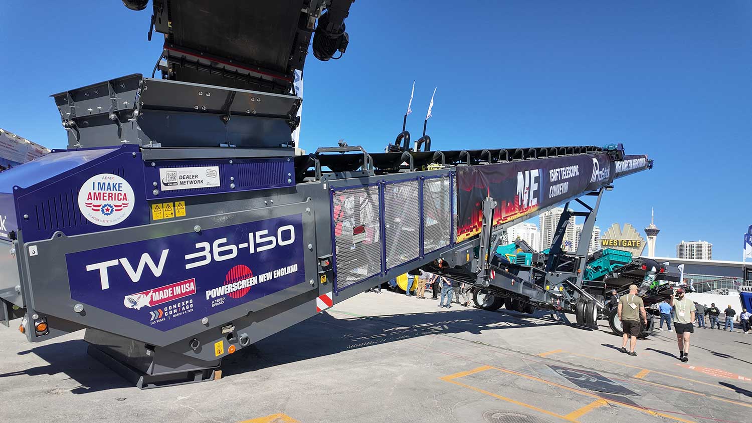 150ft Radial Telescopic On Display In Las Vegas