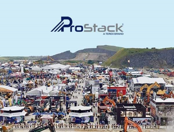 Aerial Shot Of Hillhead Show With ProStack Logo