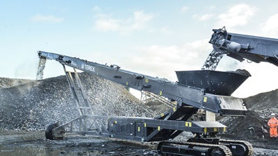 Radial Conveyor Stacking Aggregates