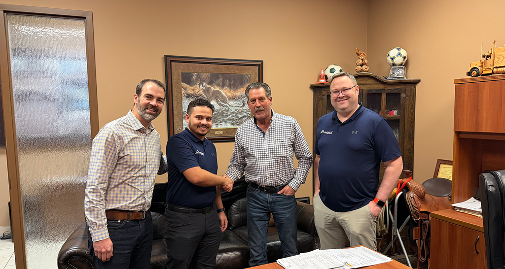 ProStack and Tyalta Teams Shaking Hands Over New Dealership Agreement