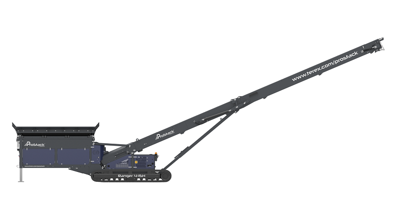 ProStack Ranger 4-15H High Level Tracked Conveyor, Perfect for Aggregate Conveying
