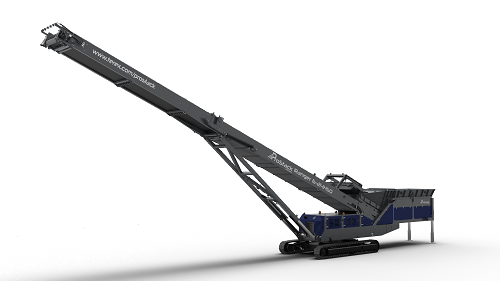 Prostack Ranger 6-24HSO High Level Rotating Tracked Conveyor