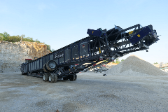 ProStack Conveyor Folded For Transport