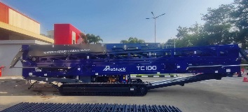 ProStack Conveyor Folded For Transport