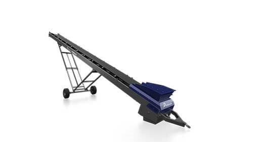 50ft Wheeled Radial Conveyor