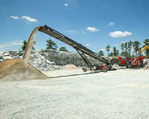 Finlay tracked conveyor