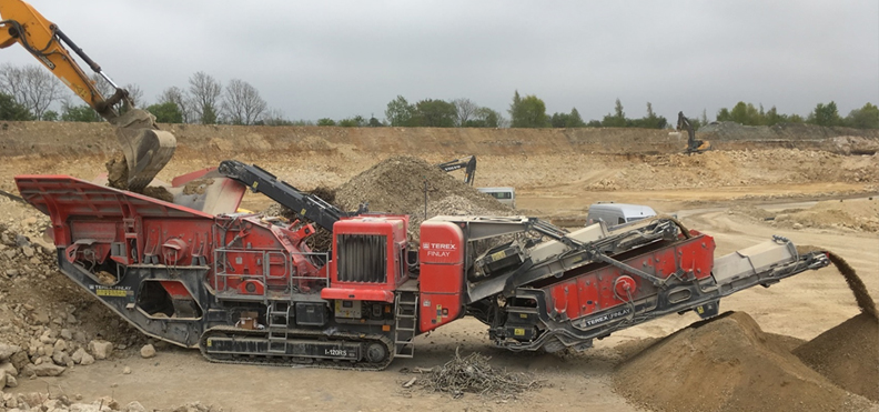 Jobreport Finlay I-120RS Impact Crusher (Concrete & Demolition)
