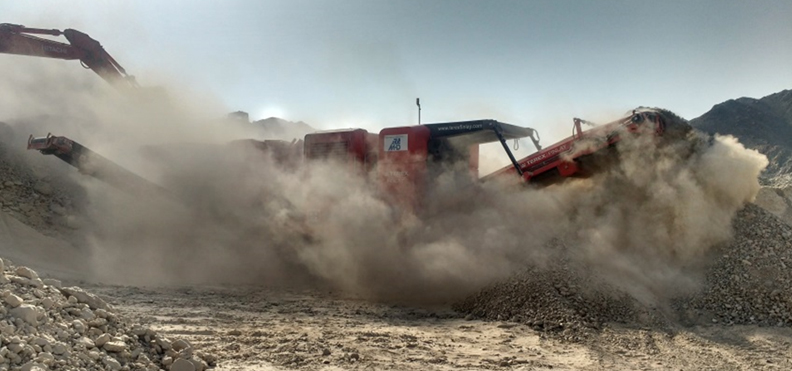 Jobreport Terex Finlay I-140 Impact Crusher