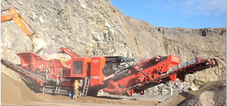Jobreport Terex Finlay I-140RS Impact Crusher (Limestone)