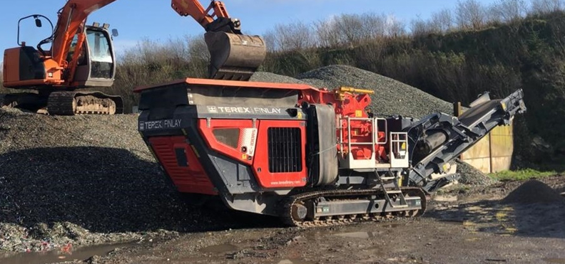 Jobreport Terex Finlay IC-100 Impact Crusher