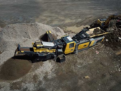 Keestrack Impactor In Quarry