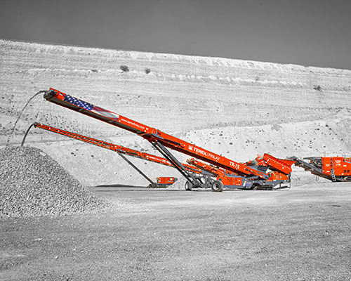 TR75 radial conveyor