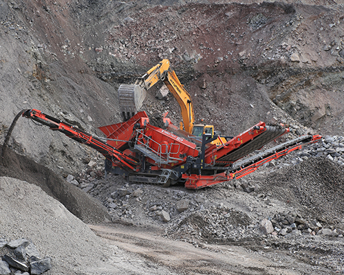 883+高荷重スクリーン | 可動式切削スクリーナー | Finlay