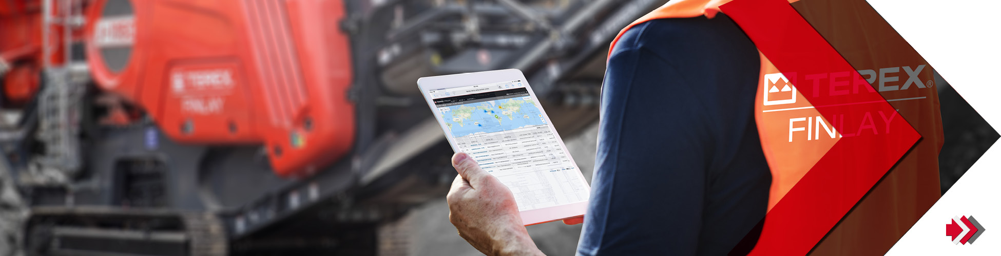 Dealer using ipad for portal access