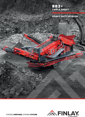 883 Triple Shaft Screen | Heavy Duty Scalper | Terex Finlay
