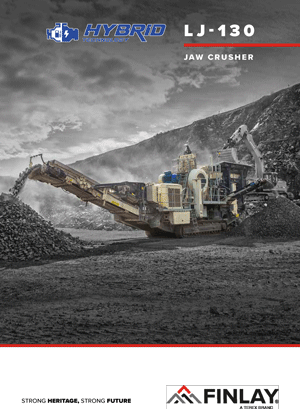 LJ-130 Hybrid Jaw Crusher | Finlay