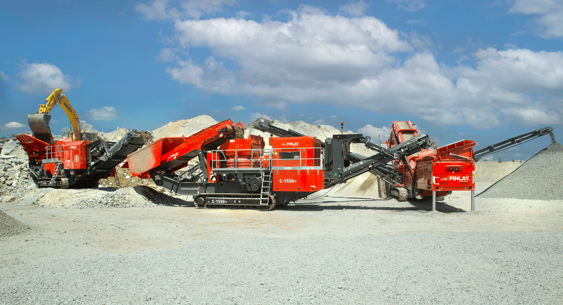 Finlay-Train-Jaw-Crusher-Cone-Crusher-Inclined-Screen
