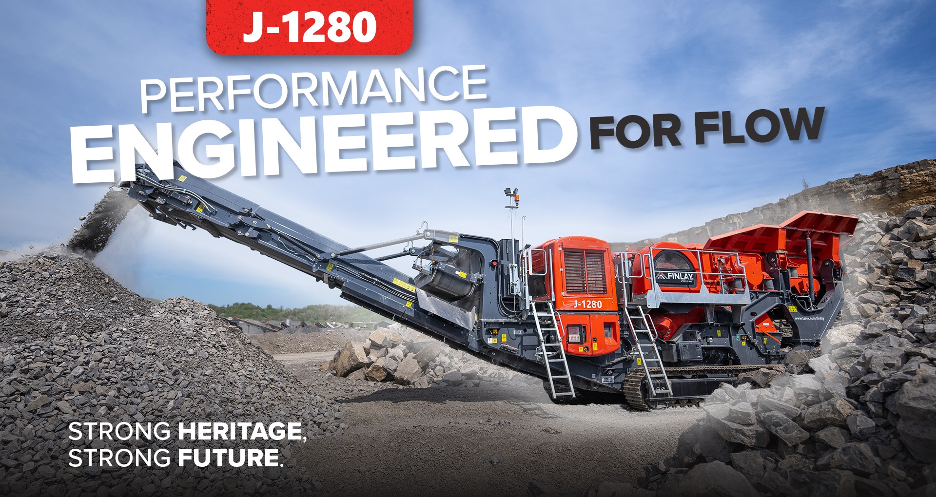 JOE CRUSHER パンフレット J-1280 Jaw Crusher | Rock Crusher | Finlay