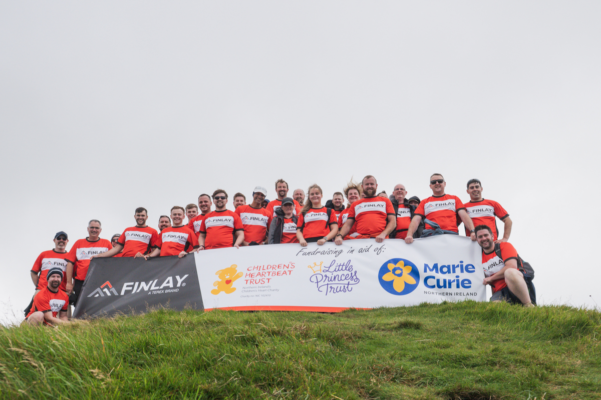 Finlay fundraising Challenge for charity