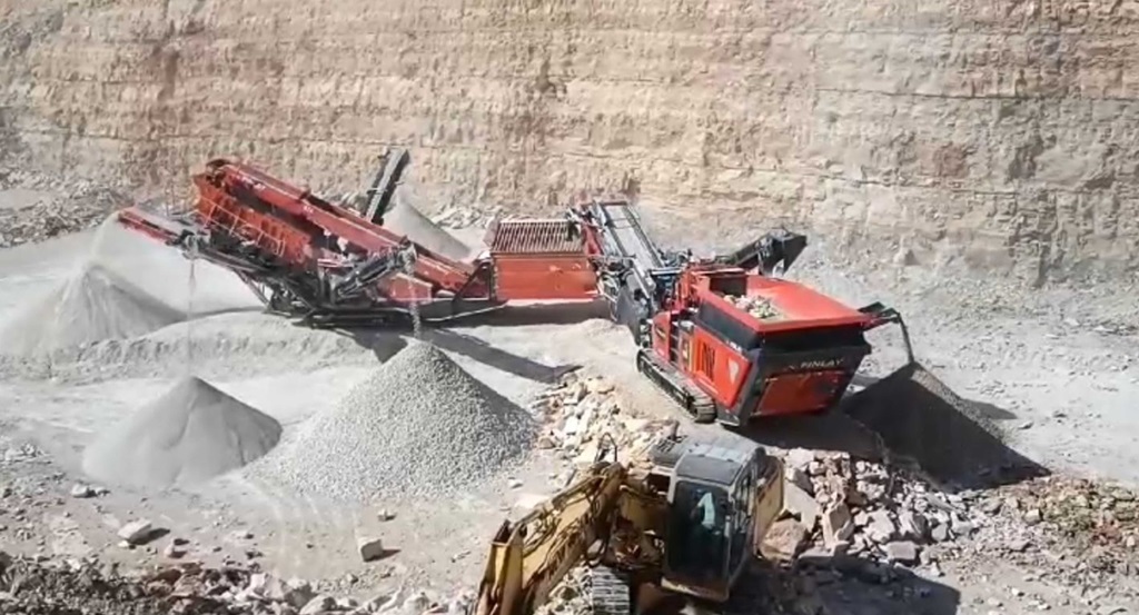 screen and impact crusher large