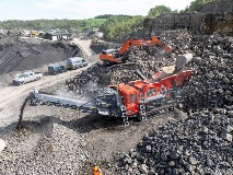 Finlay Crusher Processing Rock