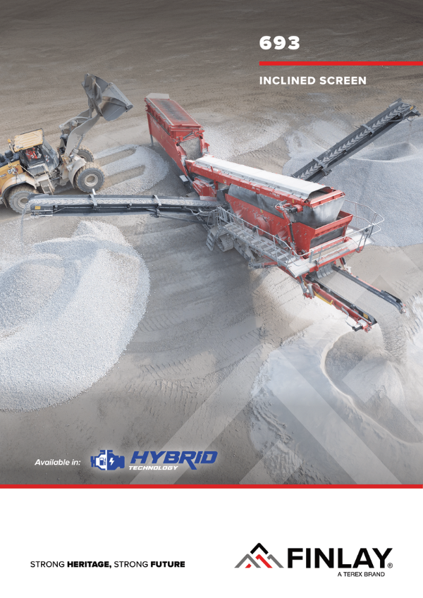 Finlay 693 Inclined Screen Brochure Cover