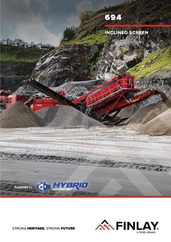 Finlay 694 Inclined Screen Brochure Cover