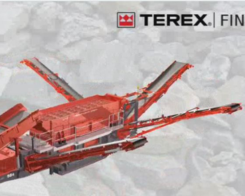 Terex Finlay 984 horizontal screen render