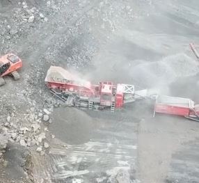 Terex Finlay I-120 impact crusher &amp; 684 inclined screener (Quarry application)