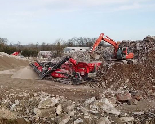 Terex Finlay I-120RS impact crusher (Concrete recycling)