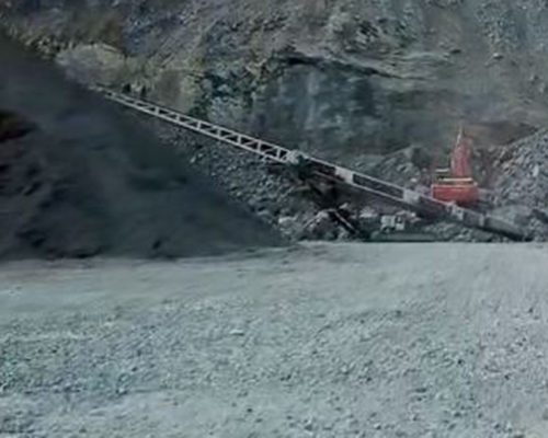 Terex Finlay I-120RS impact crusher & TC-100 conveyor in a quarry application