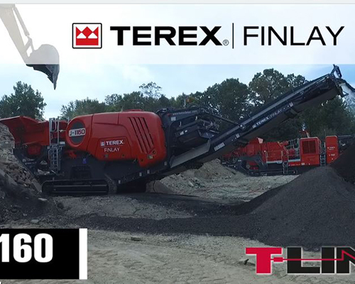 Terex Finlay J-1160 jaw crusher (asphalt recycling)