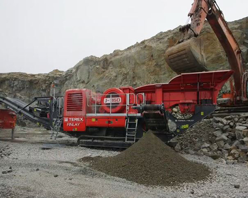 Terex Finlay J-1160 jaw crusher &amp; 684 inclined screen