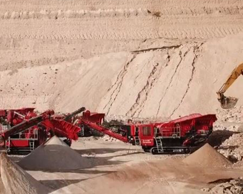 Terex Finlay J-1170 jaw crusher C-1540 cone crusher and 684 inclined screen