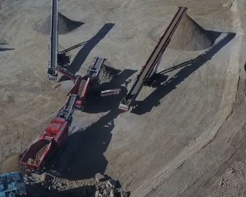 Terex FinlayJ-1170 (direct drive) jaw crusher, TC-100 and TC-80 conveyors