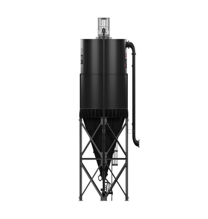 Left Angle of the Aqua Cone Thickener Tank
