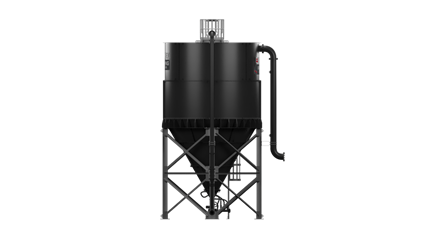 Left View of the Aqua Cone Thickener Tank