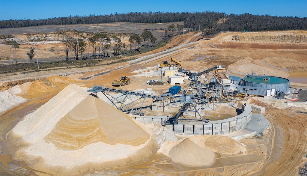 Plant Designed For Washing Construction Sand