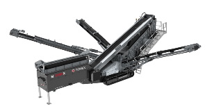 Rear View Of Portable Washing Screener