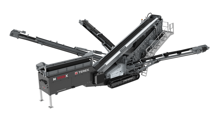 Rear View Of Portable Washing Screener