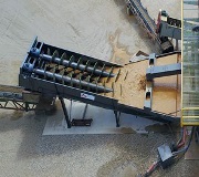 Twin Sand Screw Working From Above