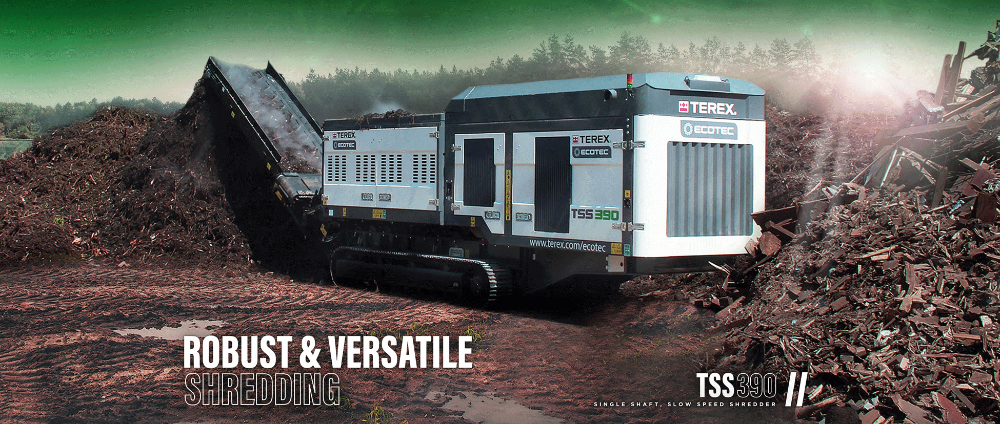 Slow Speed Industrial Shredder Hero