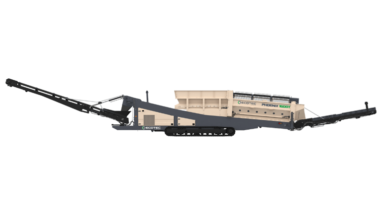 Ecotec Phoenix 1600T Tracked Trommel Screener