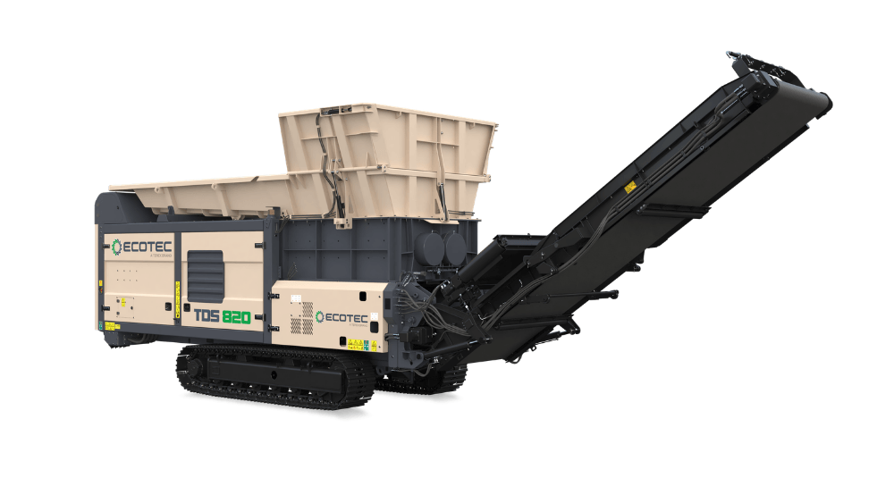 Shredding Machines | Industrial Sized Tracked Shredders | Ecotec