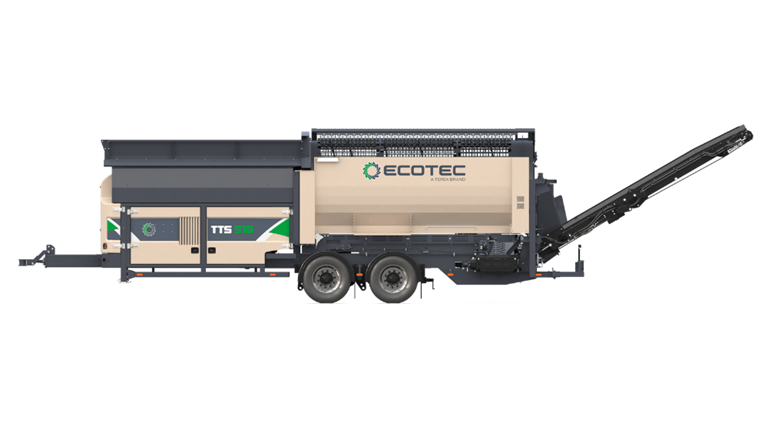 セミシャトル TTS 518 | Mobile Trommel | Ecotec
