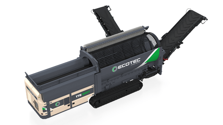 Ecotec TTS 620T Tracked Trommel Screen