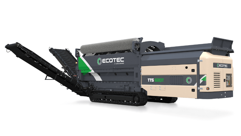 TTS 620T | Tracked Trommel Screen | Ecotec