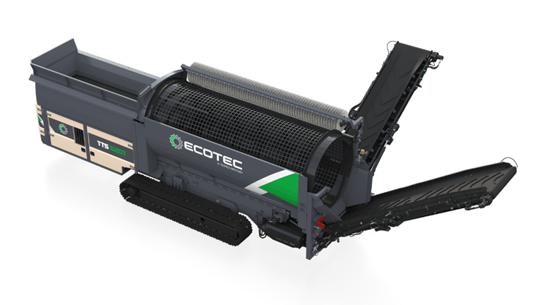 TTS 620T | Tracked Trommel Screen | Ecotec