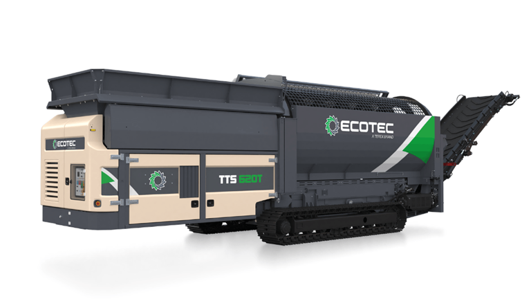 Ecotec TTS 620T Tracked Trommel Screen